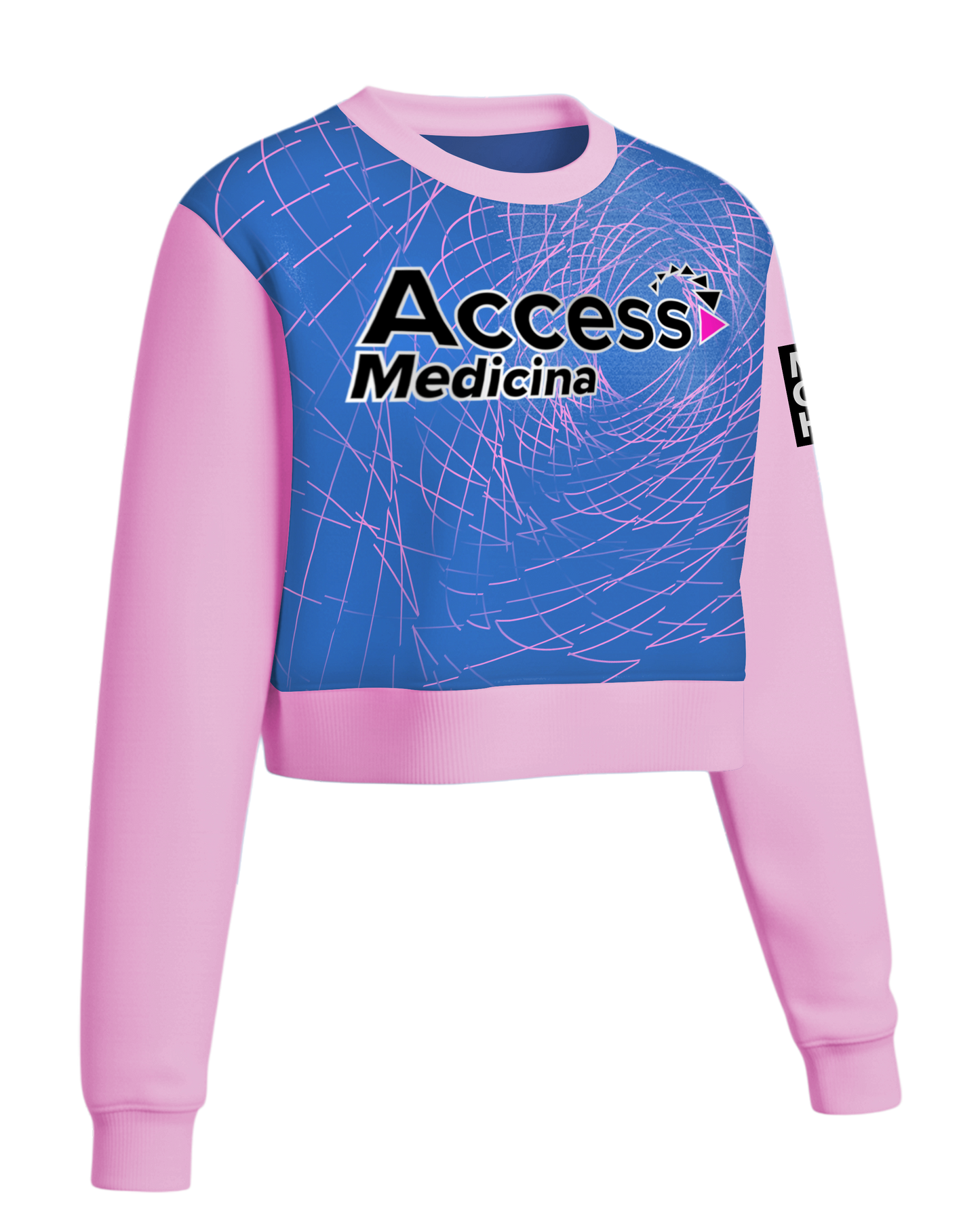 DryFit Performance Pullover Crew Crop Top