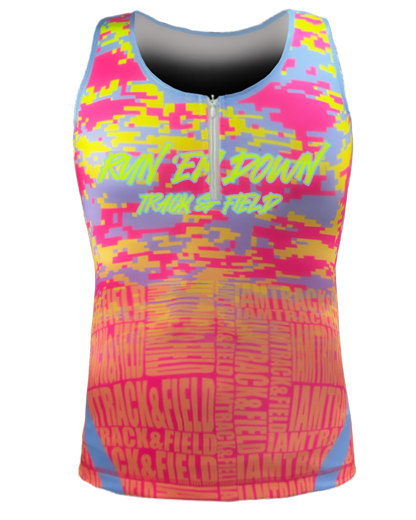 Racerback Compression Tank w/ 1/4 Zip