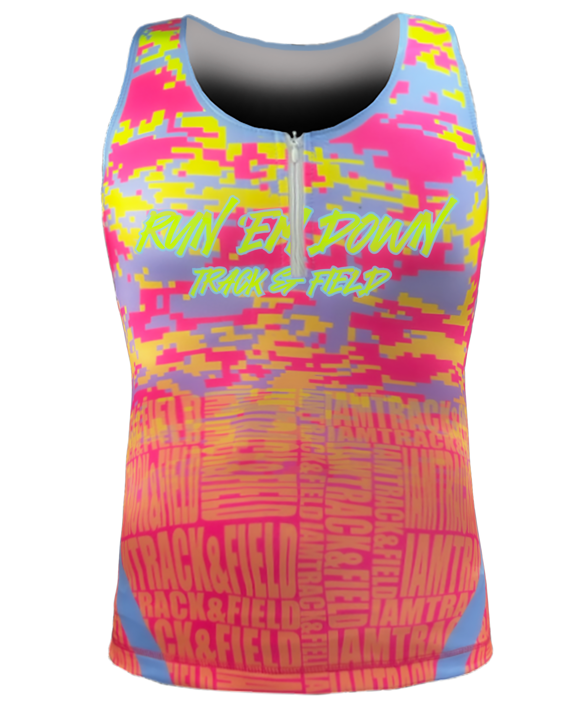 Racerback Compression Tank w/ 1/4 Zip