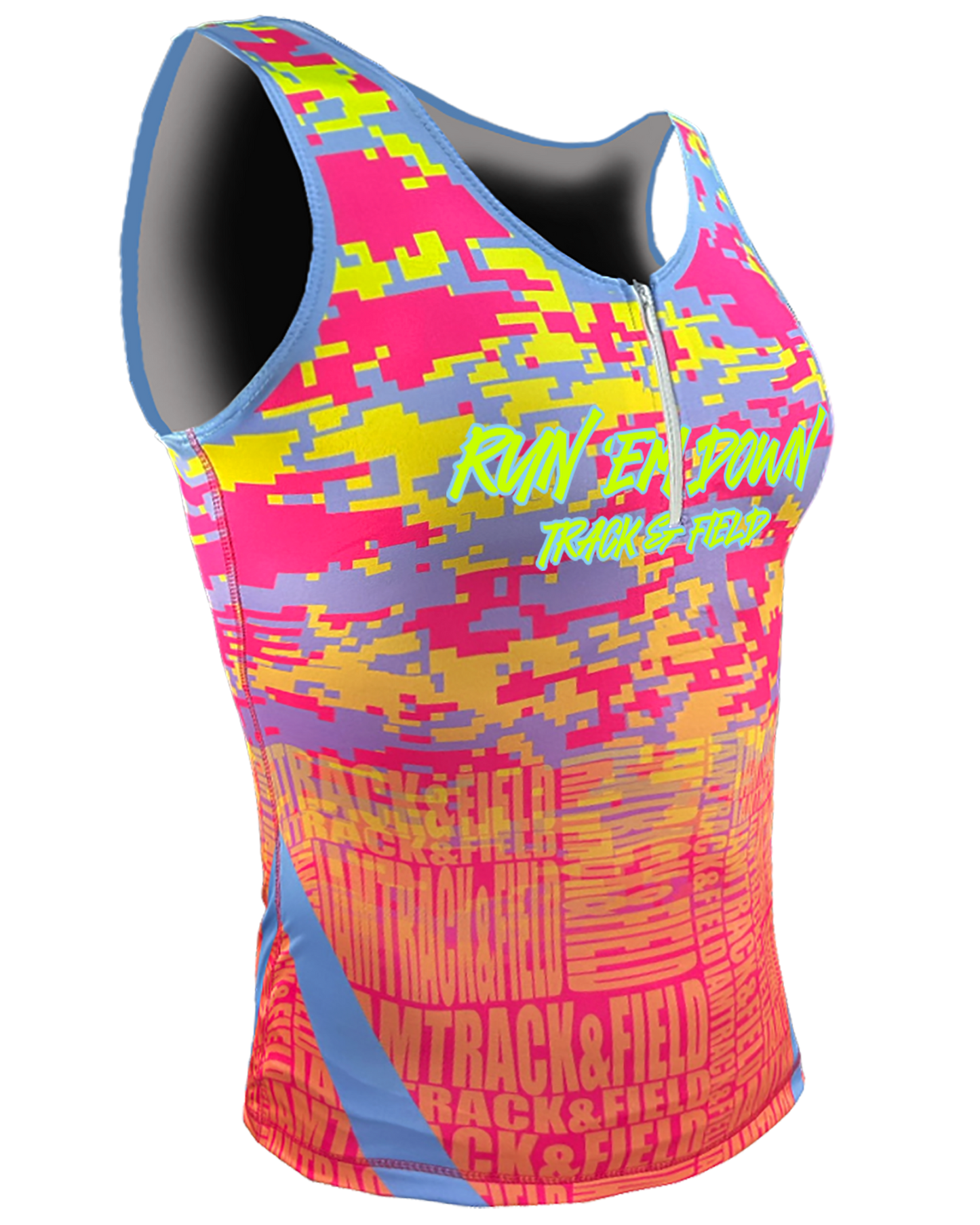 Racerback Compression Tank w/ 1/4 Zip