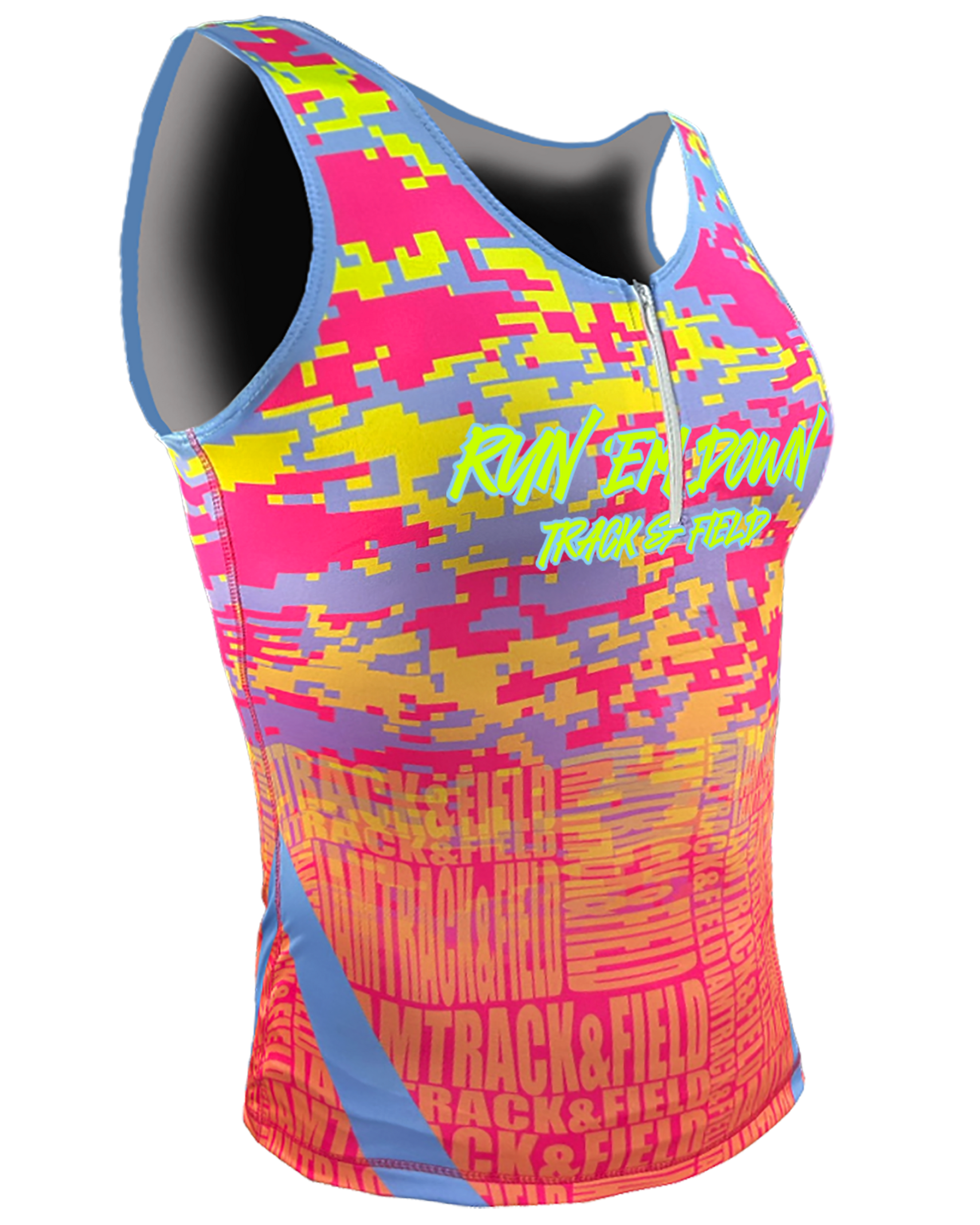 Racerback Compression Tank w/ 1/4 Zip