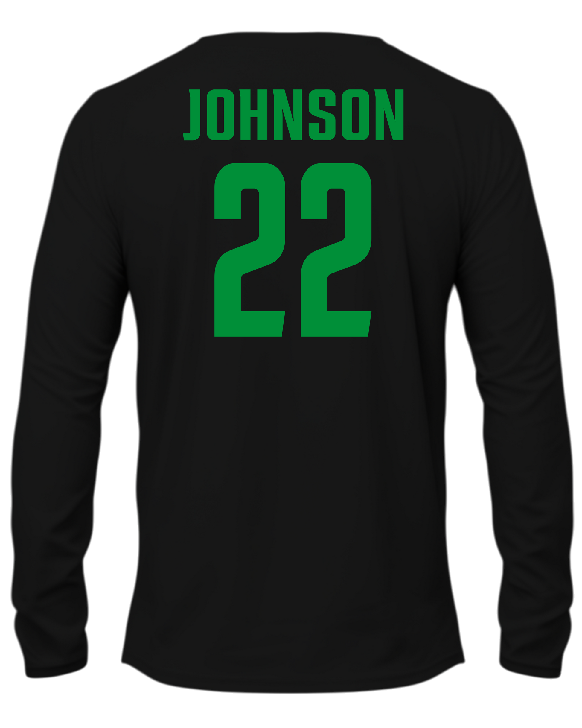 Dyed Long Sleeve Crew Neck Volleyball Tee