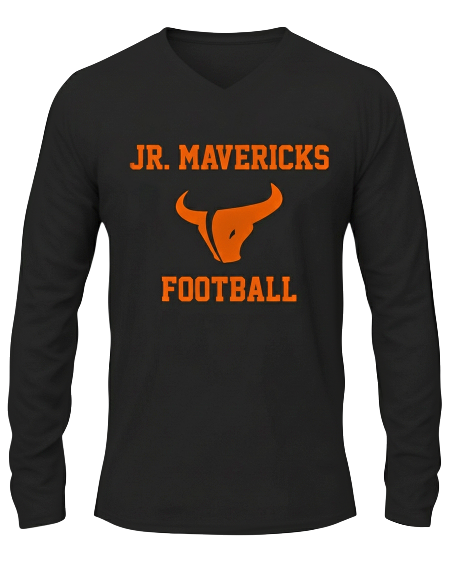 Dyed Long Sleeve V Neck Soccer Tee