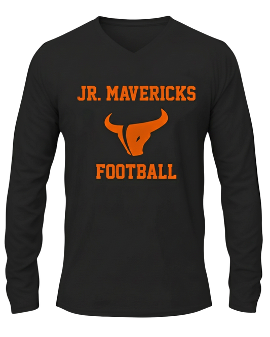 Dyed Long Sleeve V Neck Soccer Tee
