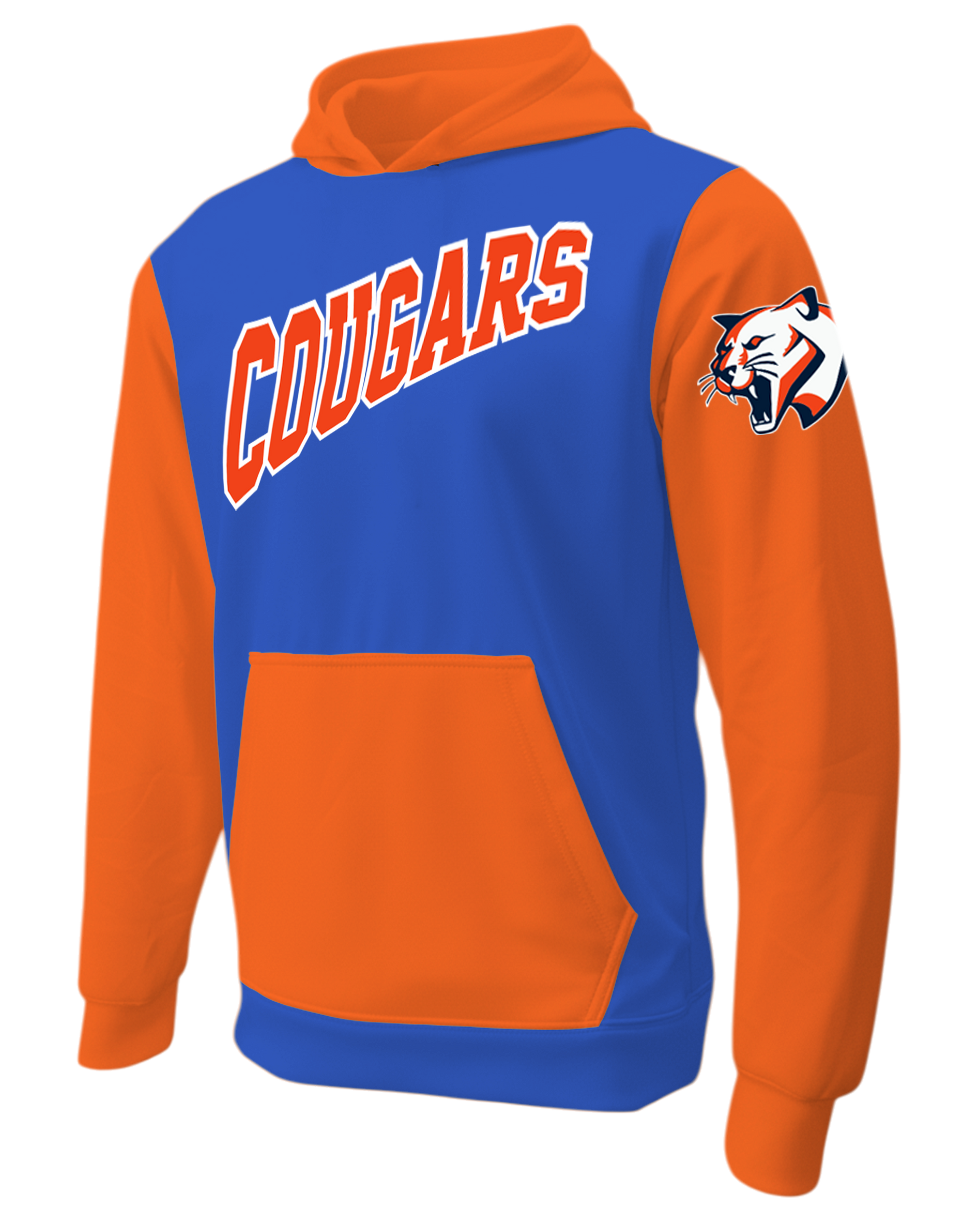 Cotton Fleece Hoodie w/ Front Pocket