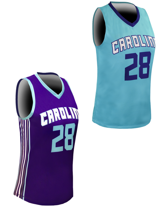 Ladies Single Layer Reversible Racerback Basketball Jersey