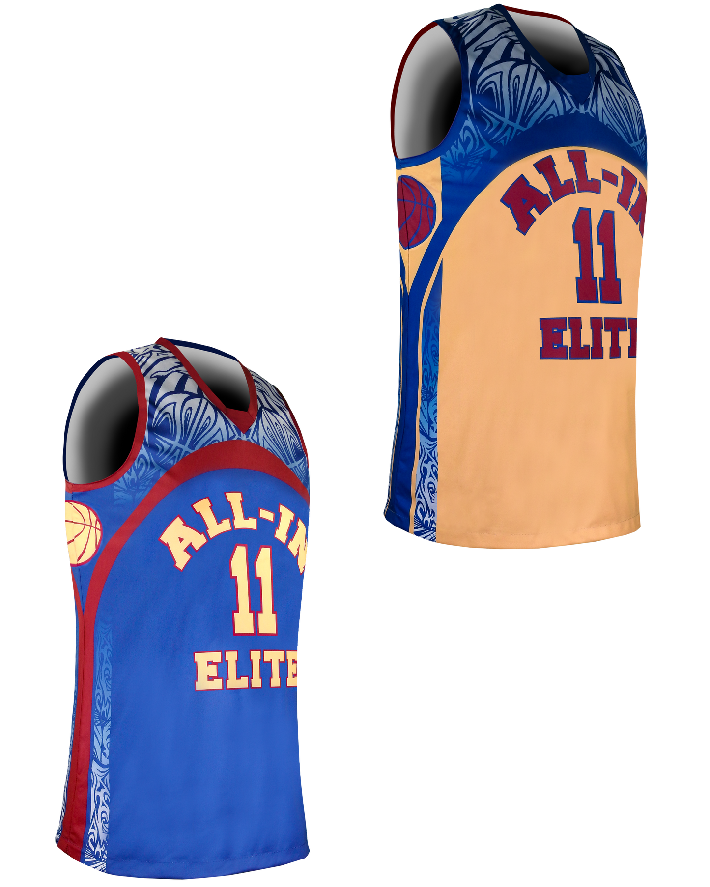 Performance Double Ply Reversible Basketball Jersey
