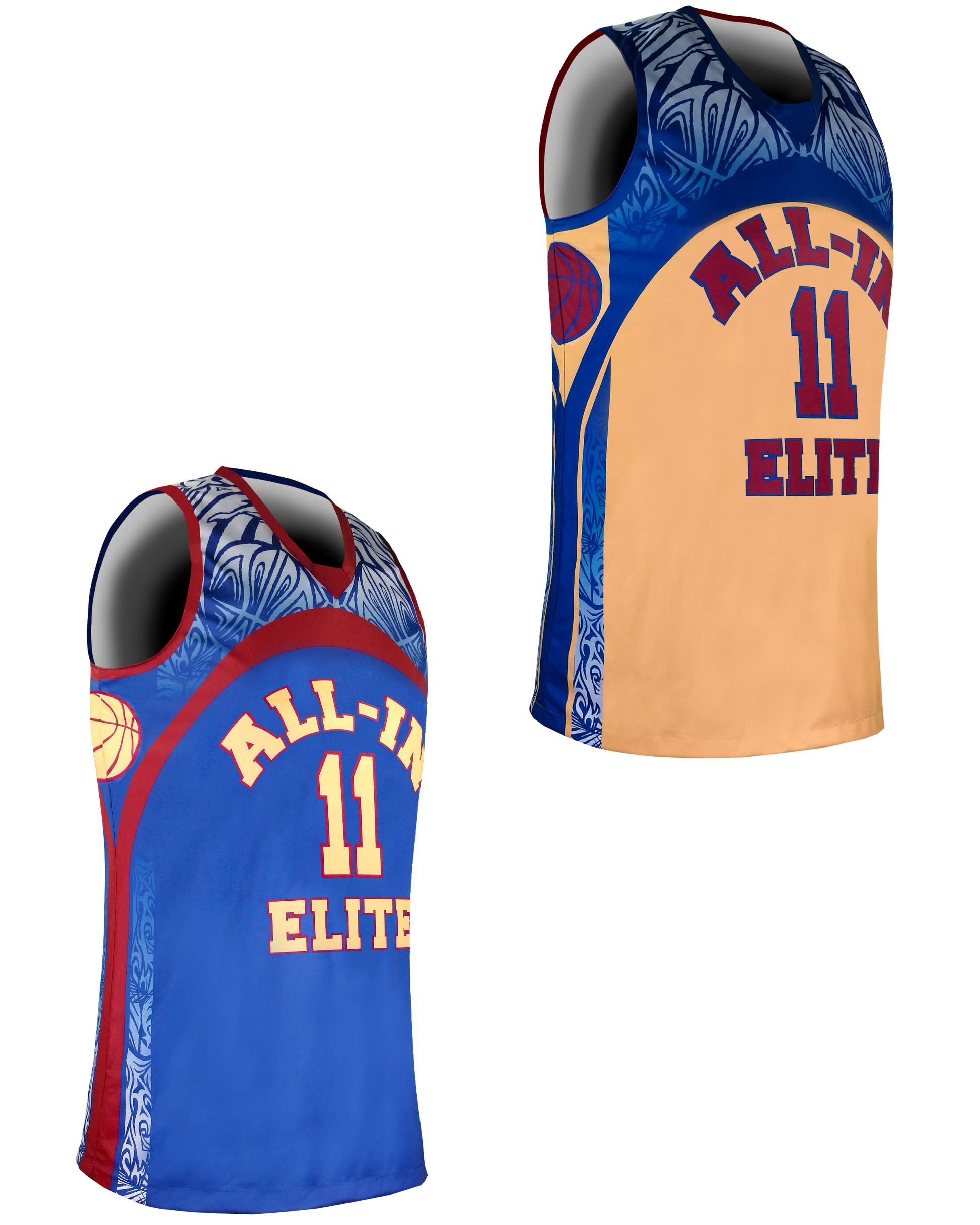 Performance Double Ply Reversible Basketball Jersey
