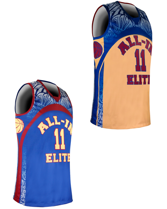 Performance Double Ply Reversible Basketball Jersey