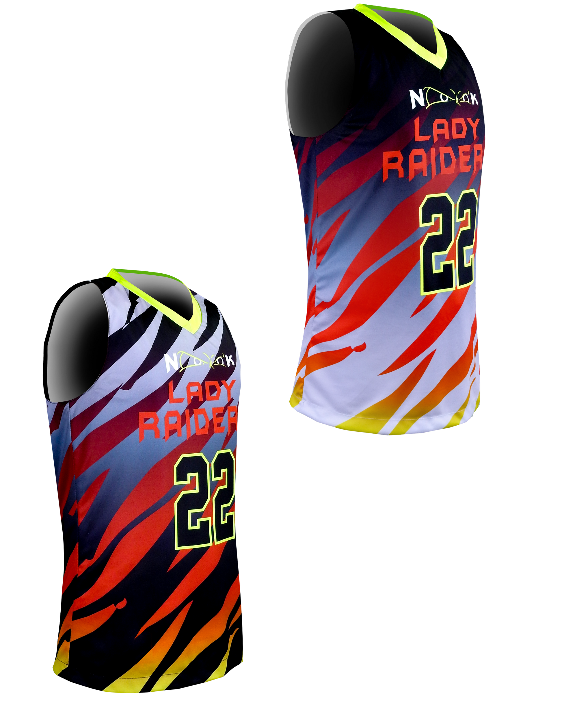 Ladies Reversible Racerback Basketball Jersey