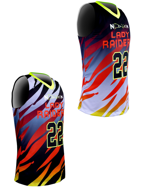 Ladies Reversible Racerback Basketball Jersey