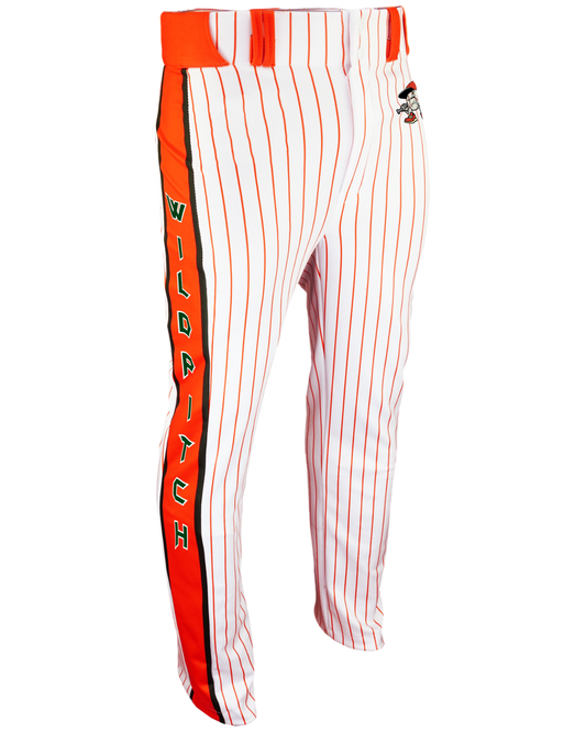 Tapered Open-Bottom Baseball Pants w/ Sublimated Side Panels