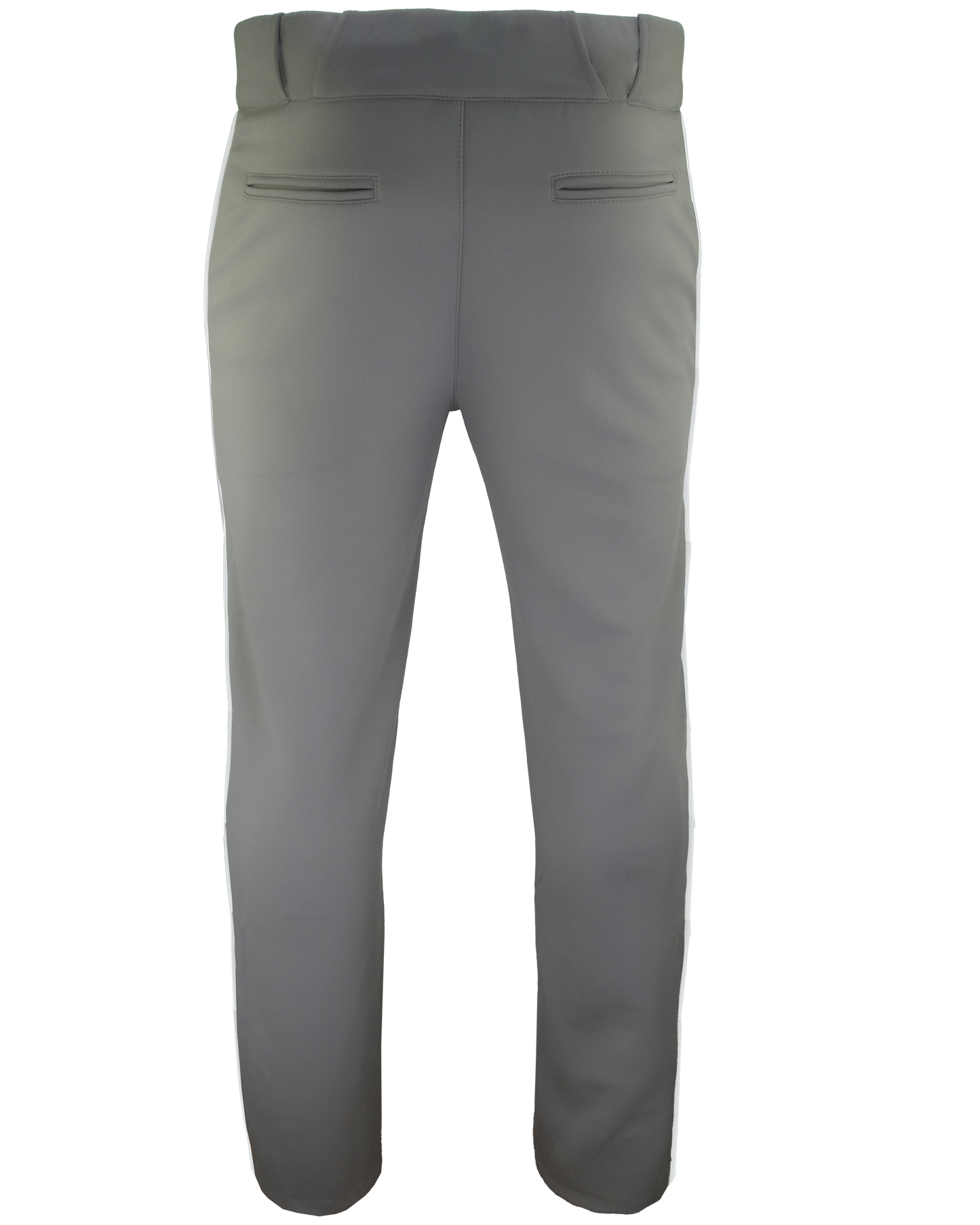 Dyed Tapered Open-Bottom Baseball Pants w/ Piping