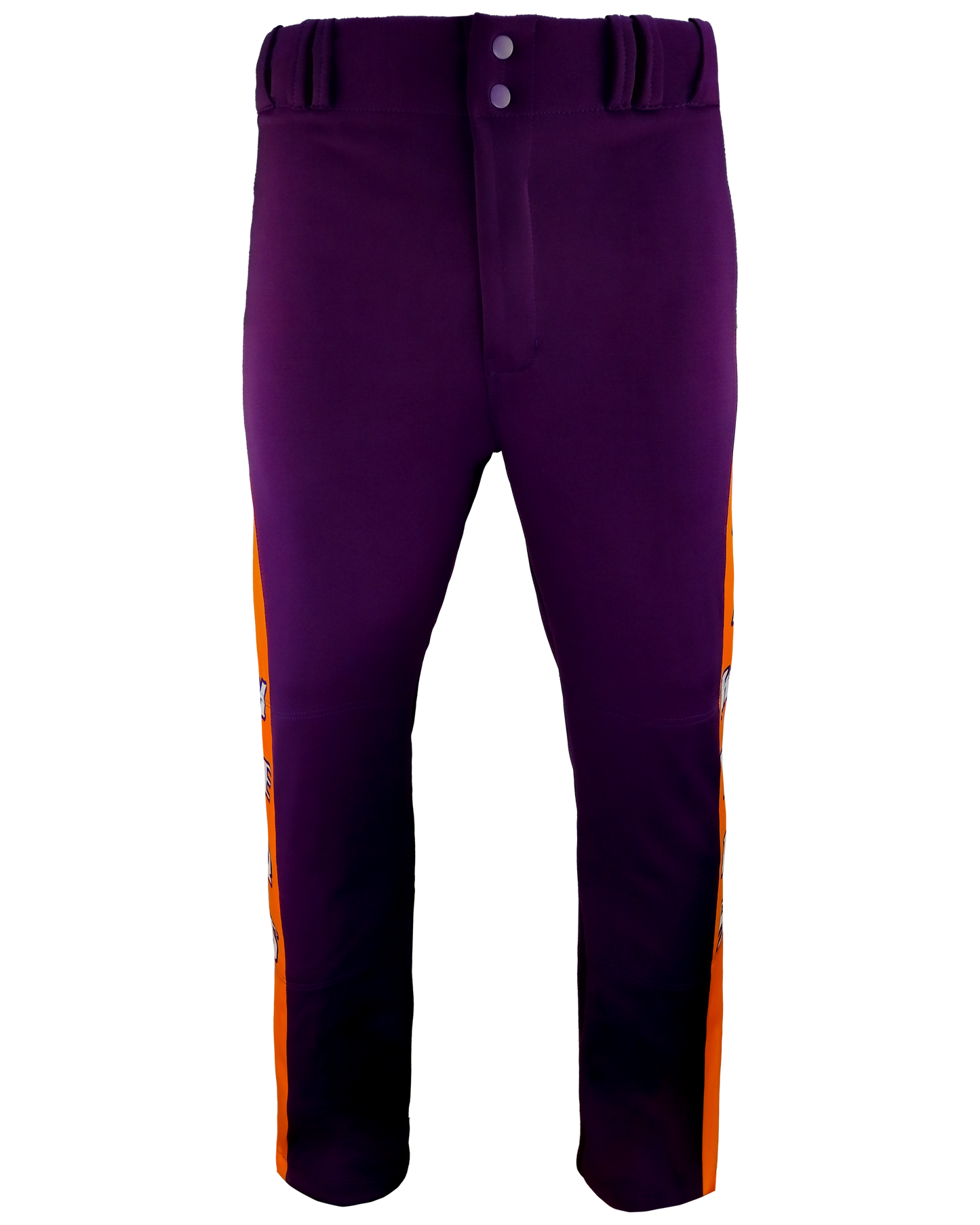 Dyed Tapered Open-Bottom Baseball Pants w/ Sublimated Side Panels