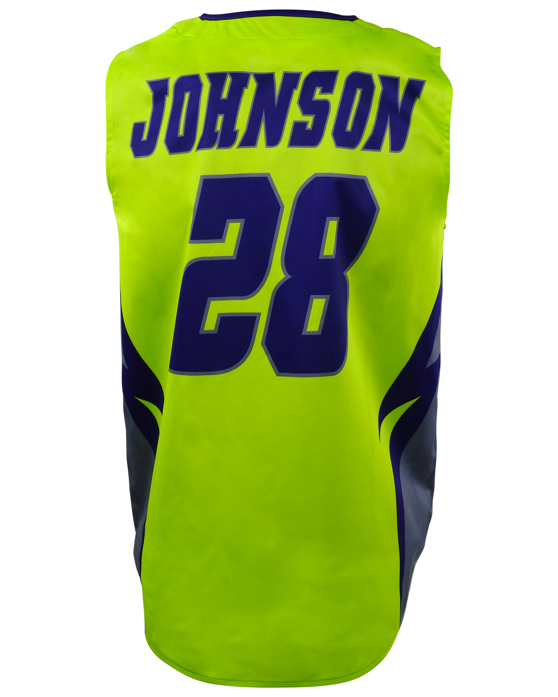 2-Button Sleeveless Baseball Jersey