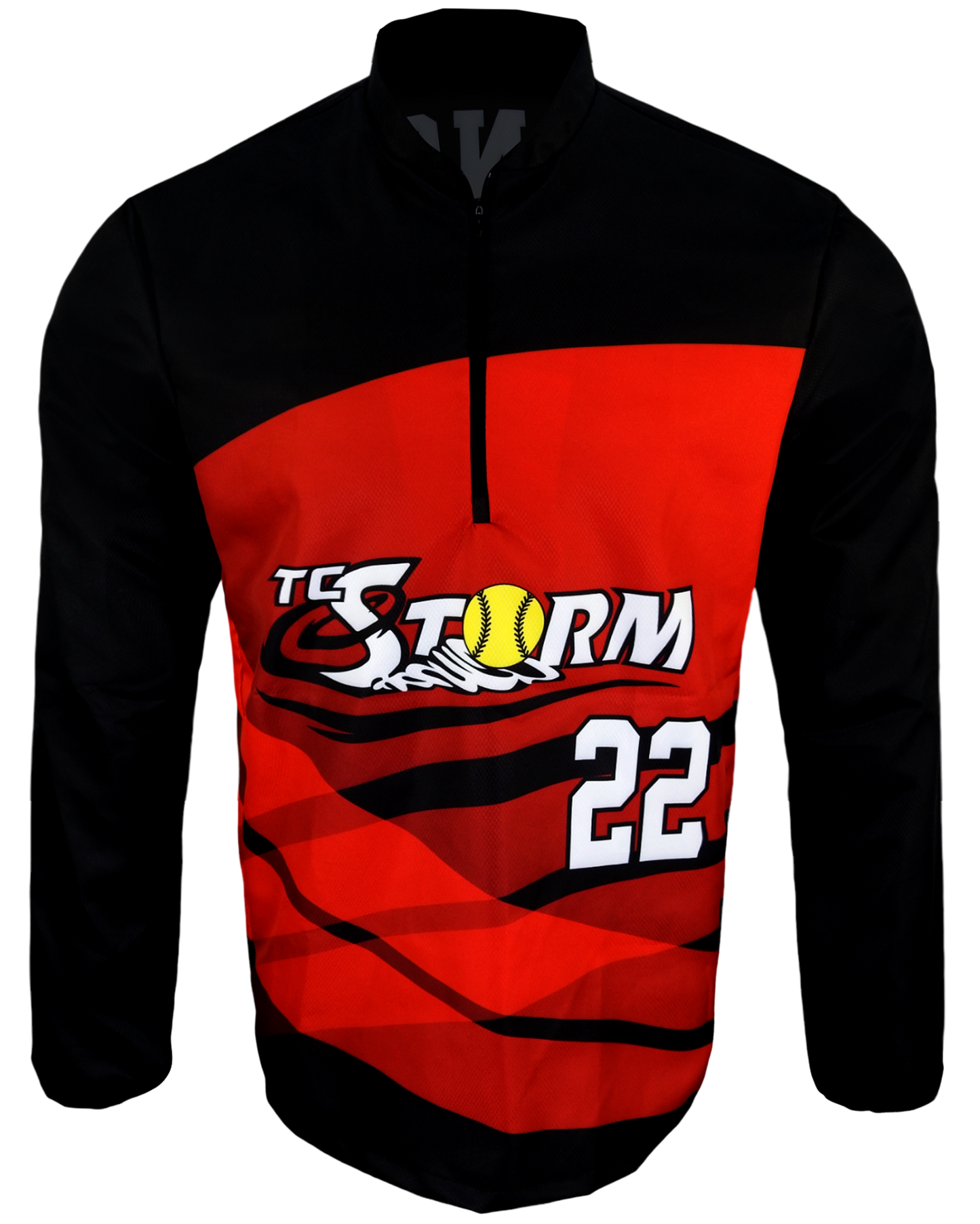 Long Sleeve 1/4 Zip Cage Jacket (No Pockets)