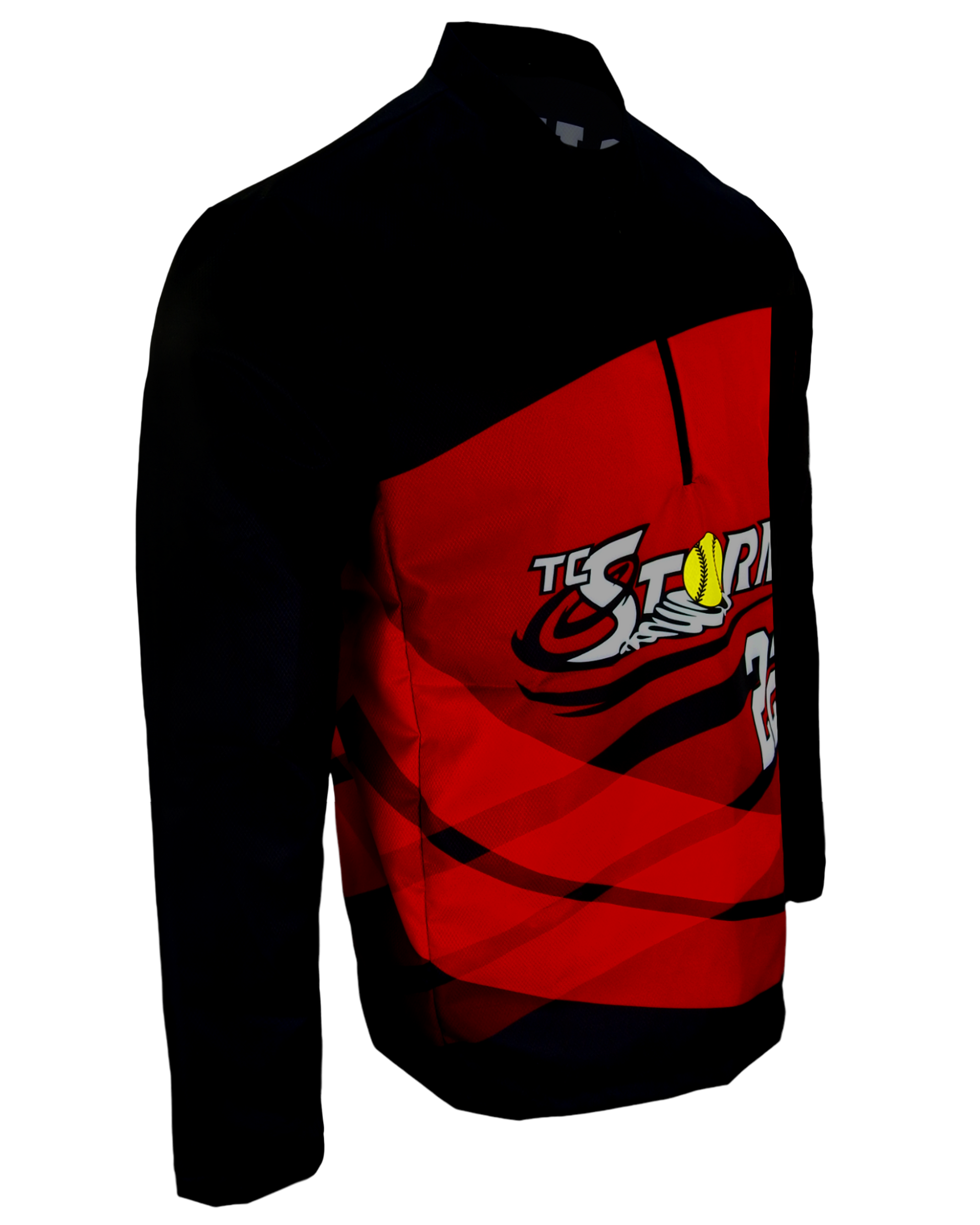 Long Sleeve 1/4 Zip Cage Jacket (No Pockets)