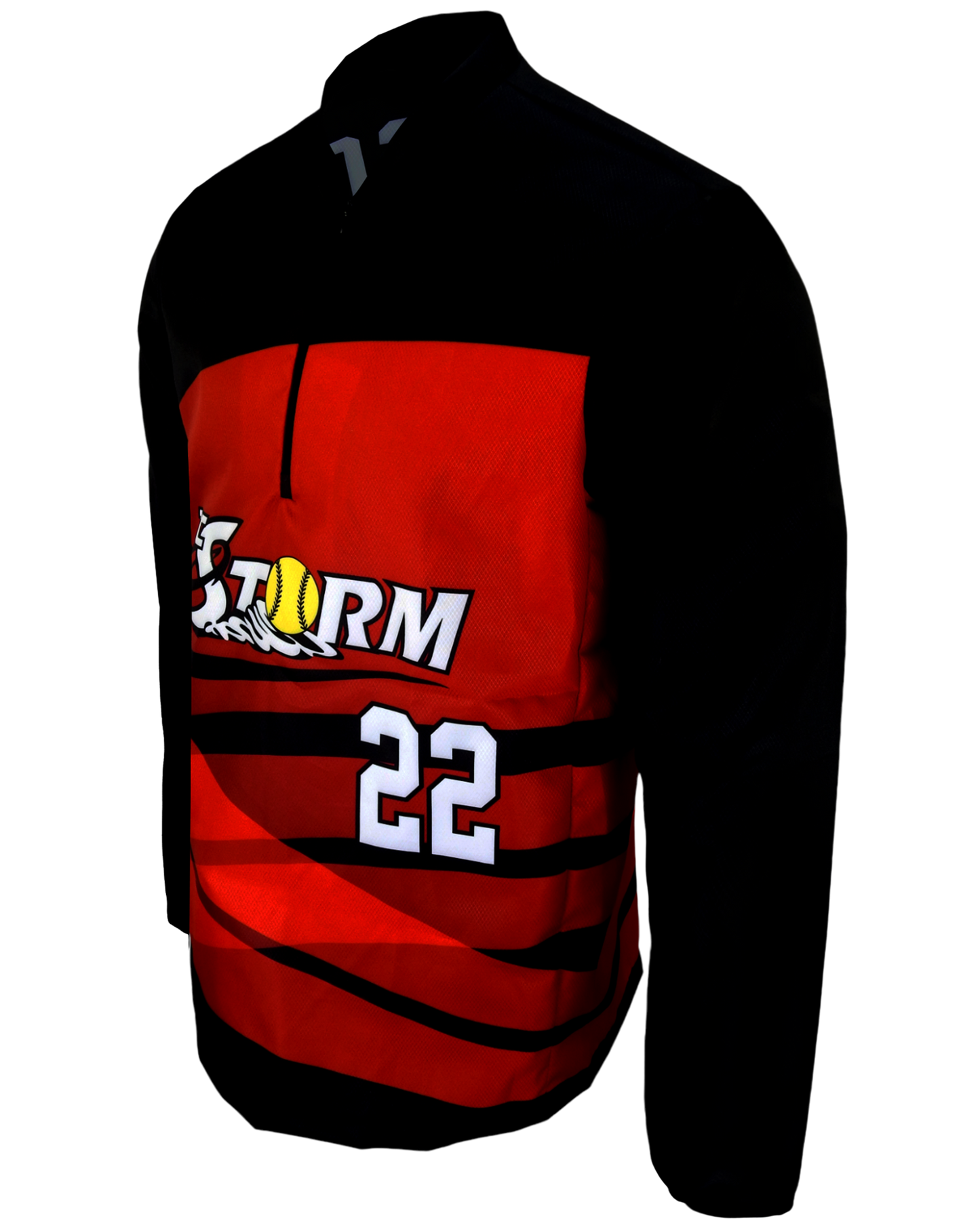 Long Sleeve 1/4 Zip Cage Jacket (No Pockets)