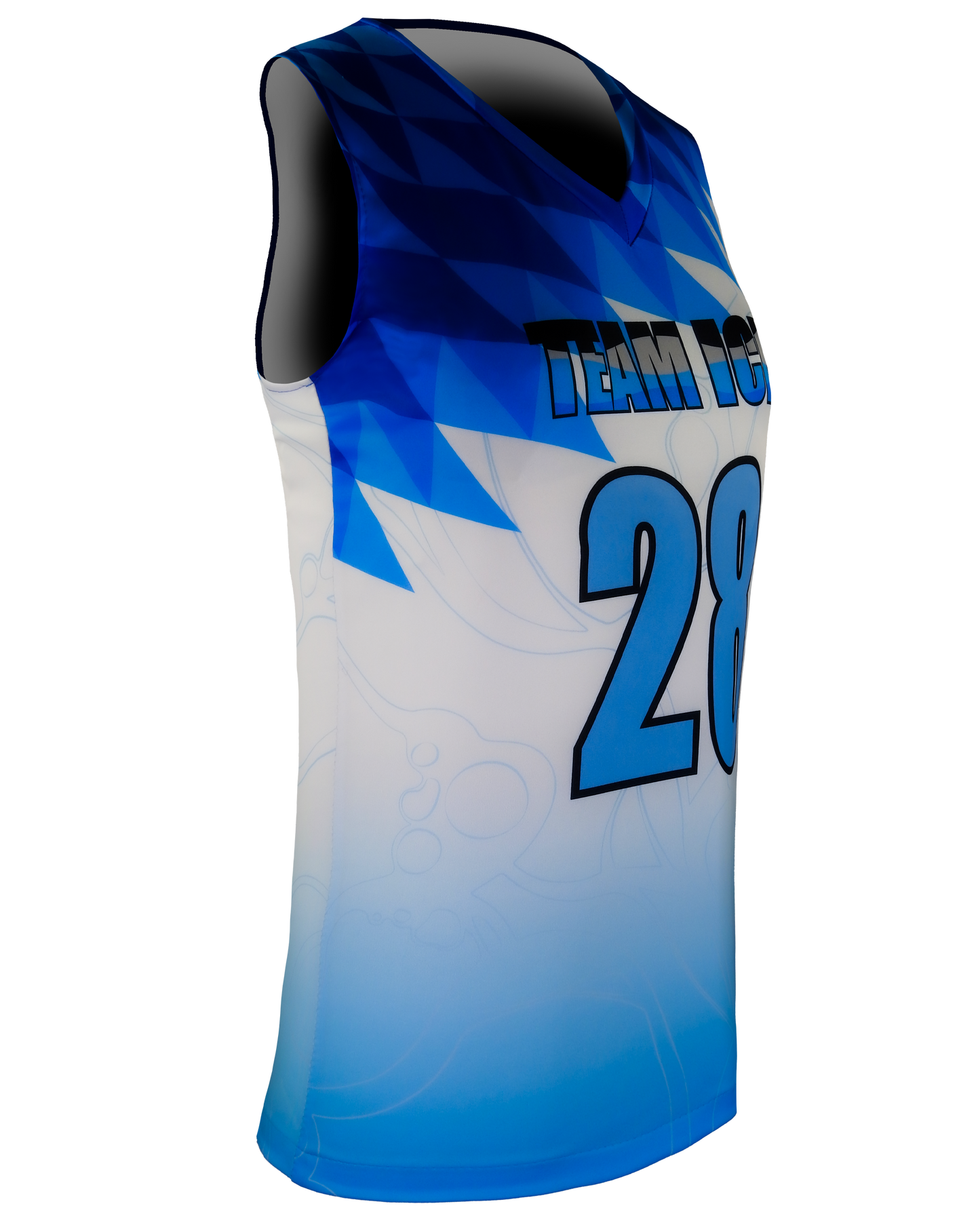 Sleeveless V Neck Compression Tee
