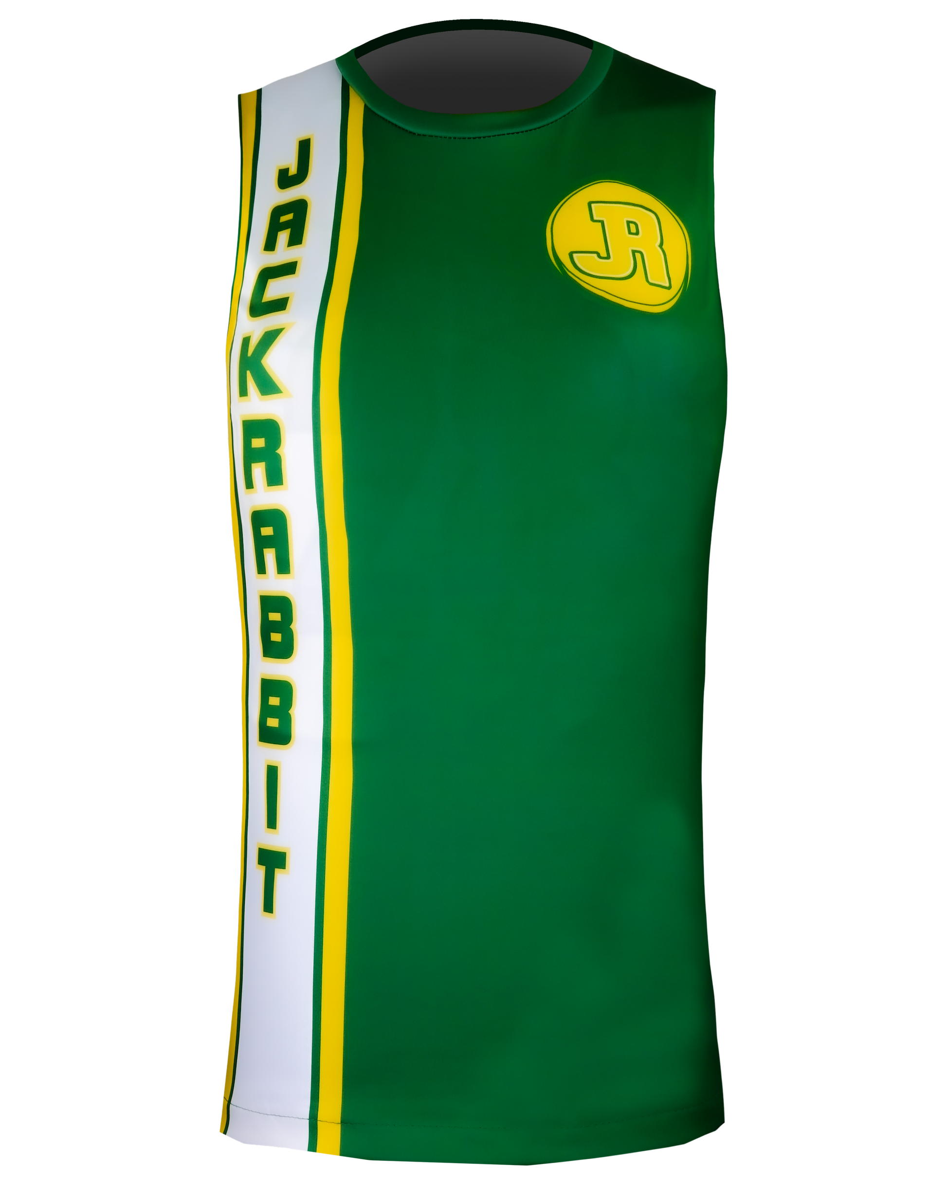 Dyed Sleeveless Crew Neck Football Tee