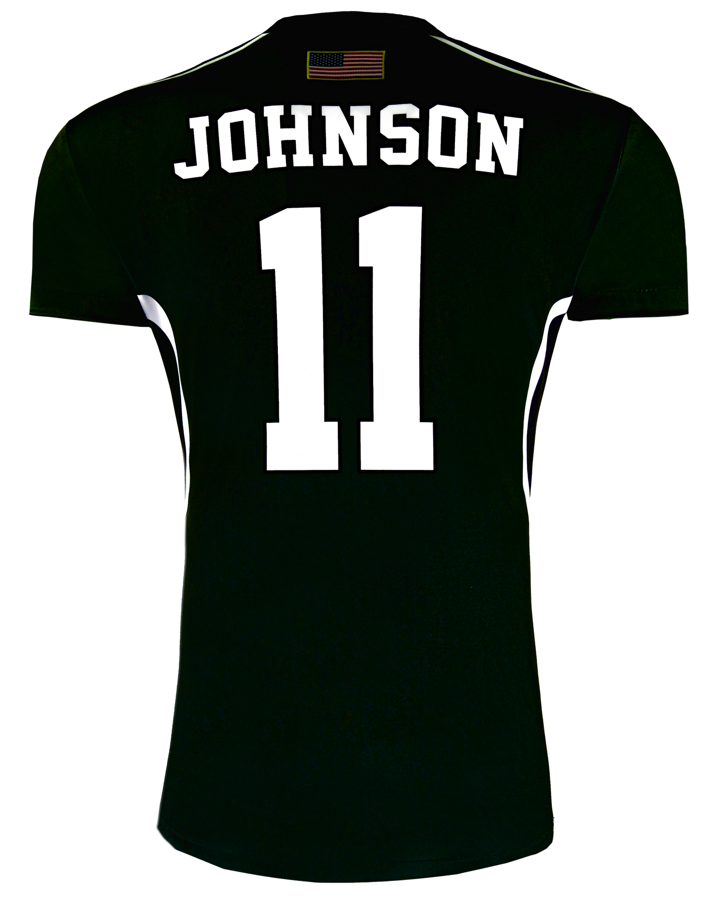 Short Sleeve V Neck Football Tee
