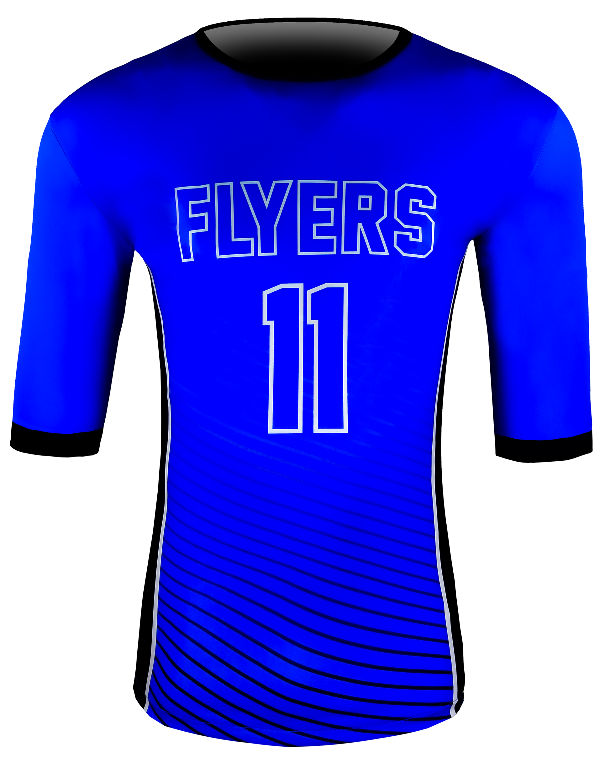 Half Sleeve Single Ply Reversible Crew Neck Compression Shirt