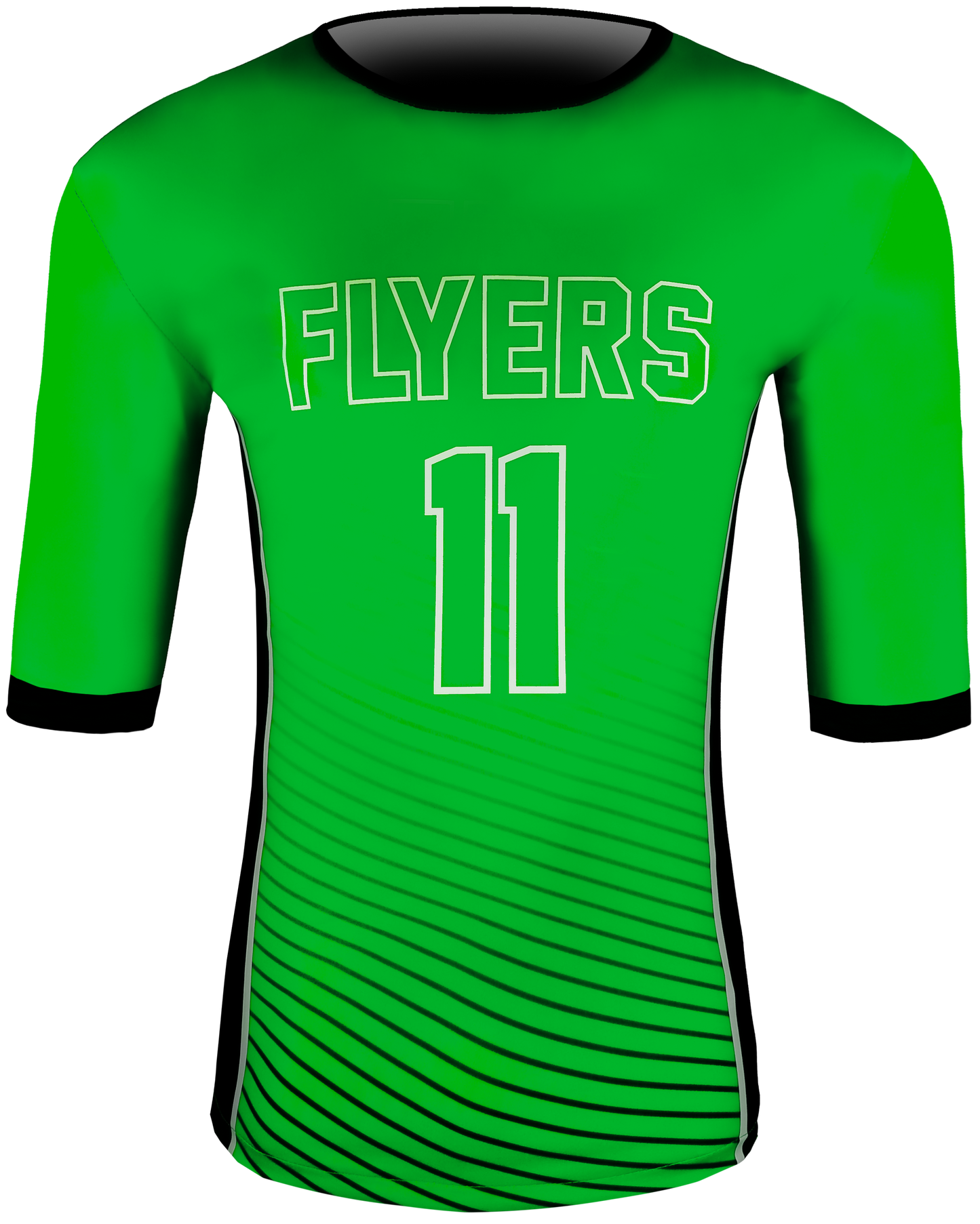 Half Sleeve Single Ply Reversible Crew Neck Compression Shirt