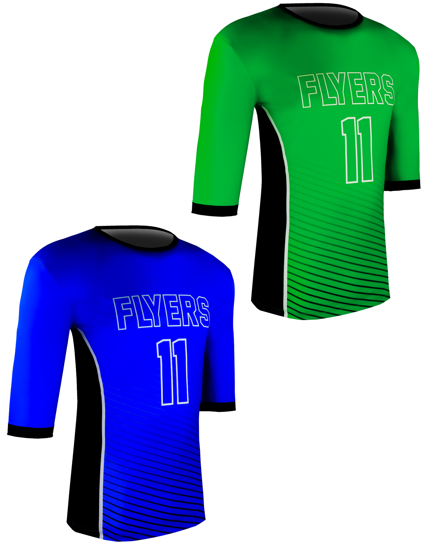 Half Sleeve Single Ply Reversible Crew Neck Compression Shirt