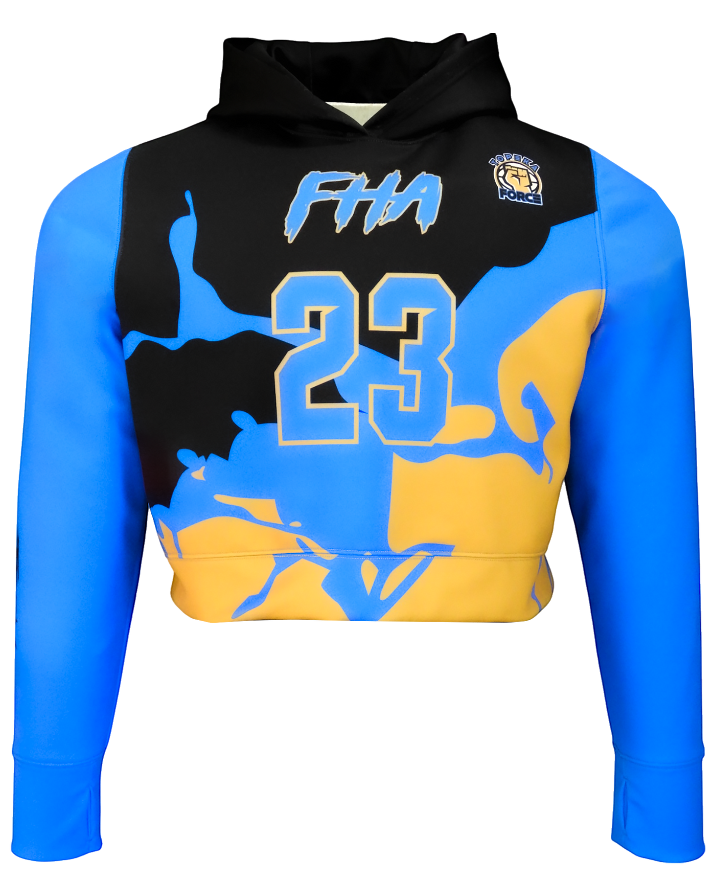 Heavy Performance Fleece Crop Top Hoodie