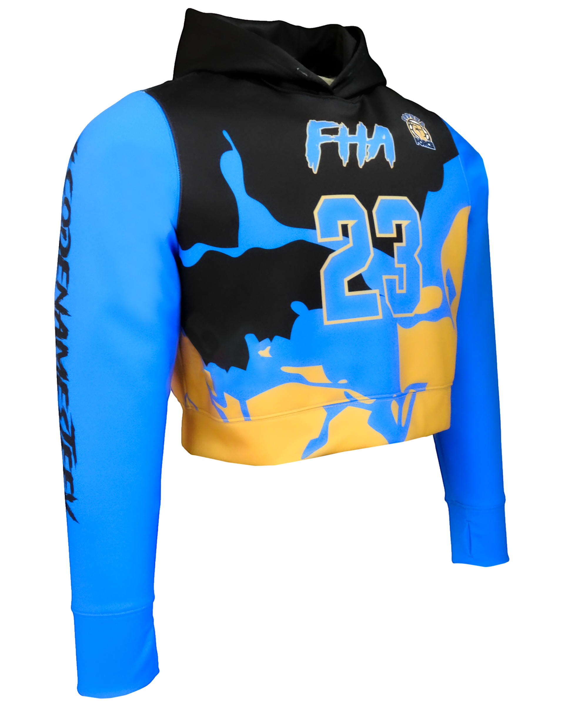 Heavy Performance Fleece Crop Top Hoodie