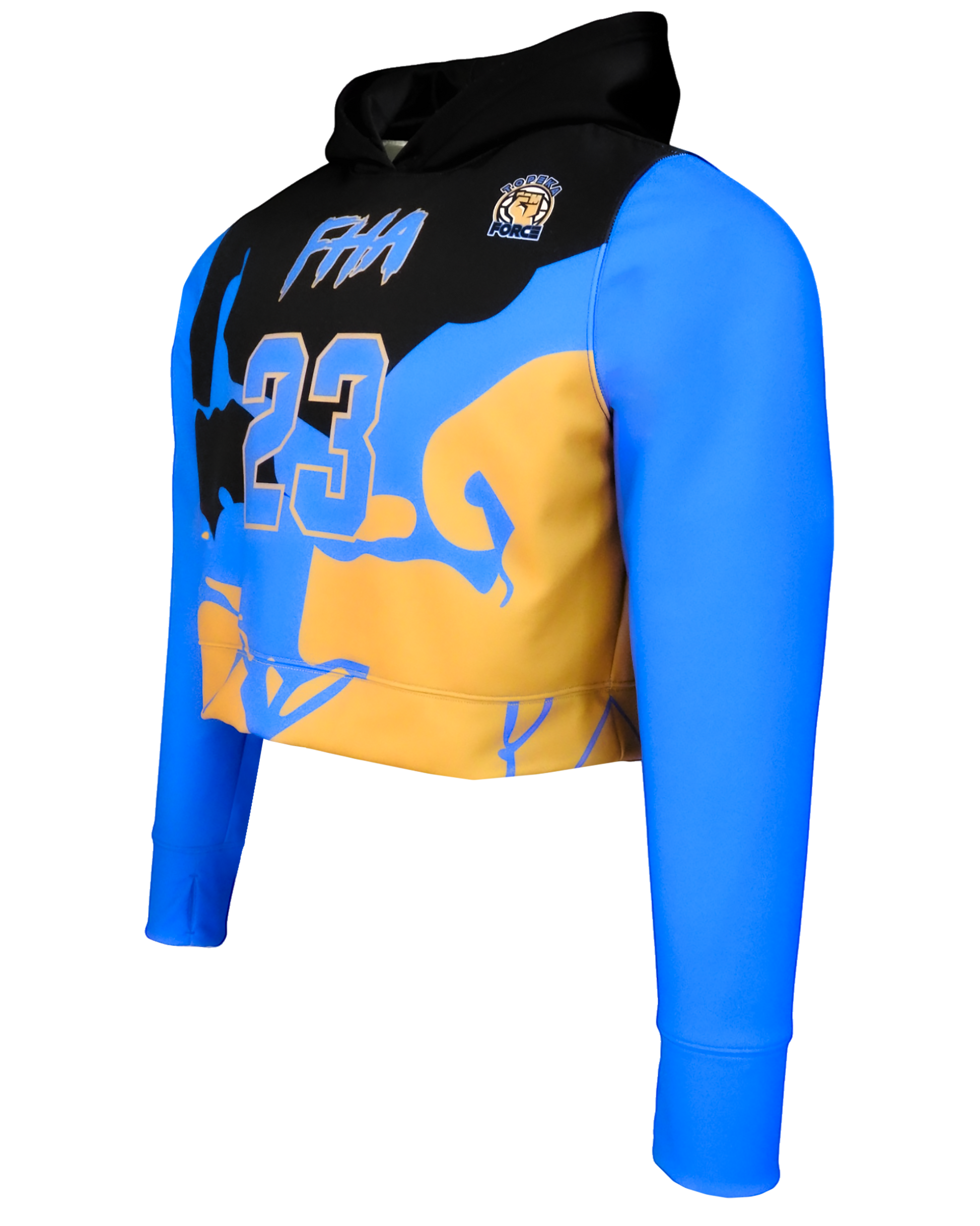 Heavy Performance Fleece Crop Top Hoodie
