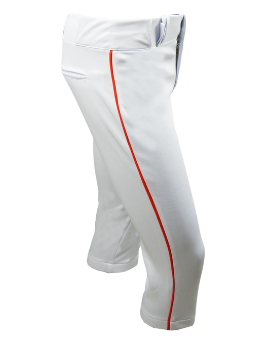 Dyed Tapered Knicker Softball Pants w/ Piping
