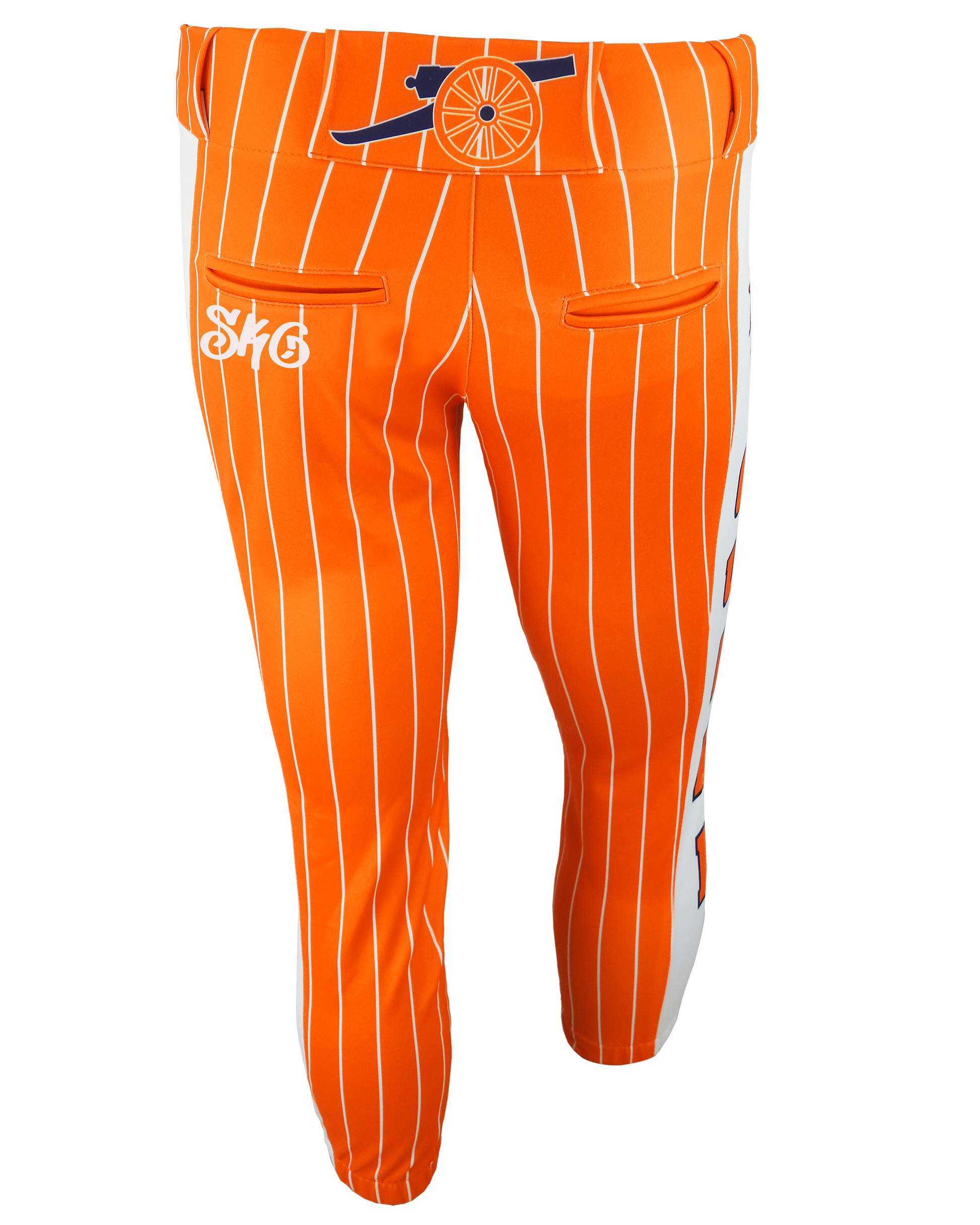 Full Sublimation Tapered Lowrise Softball Pants w/ Sublimated Side Panel