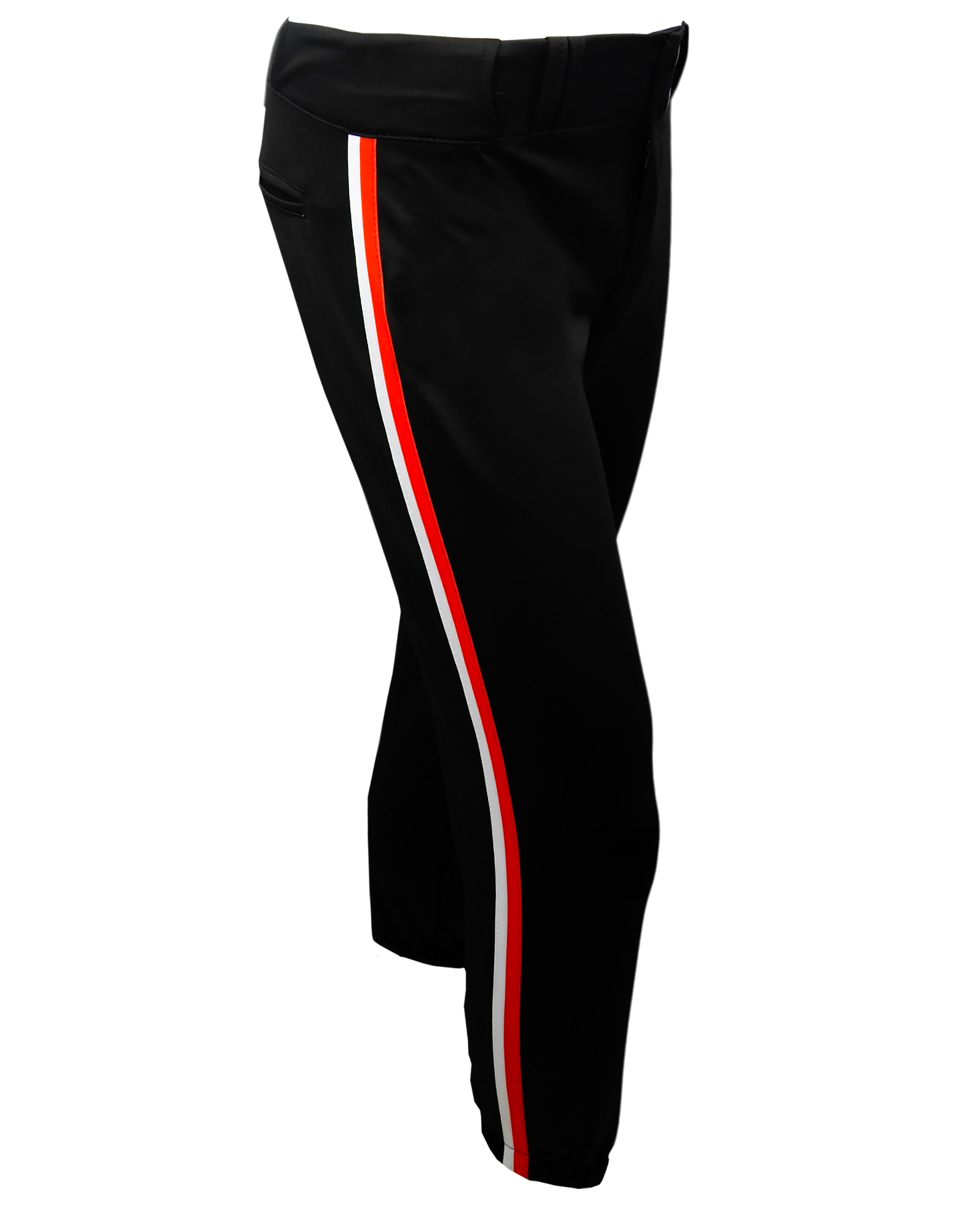 Dyed Tapered Lowrise Softball Pants w/ Braiding