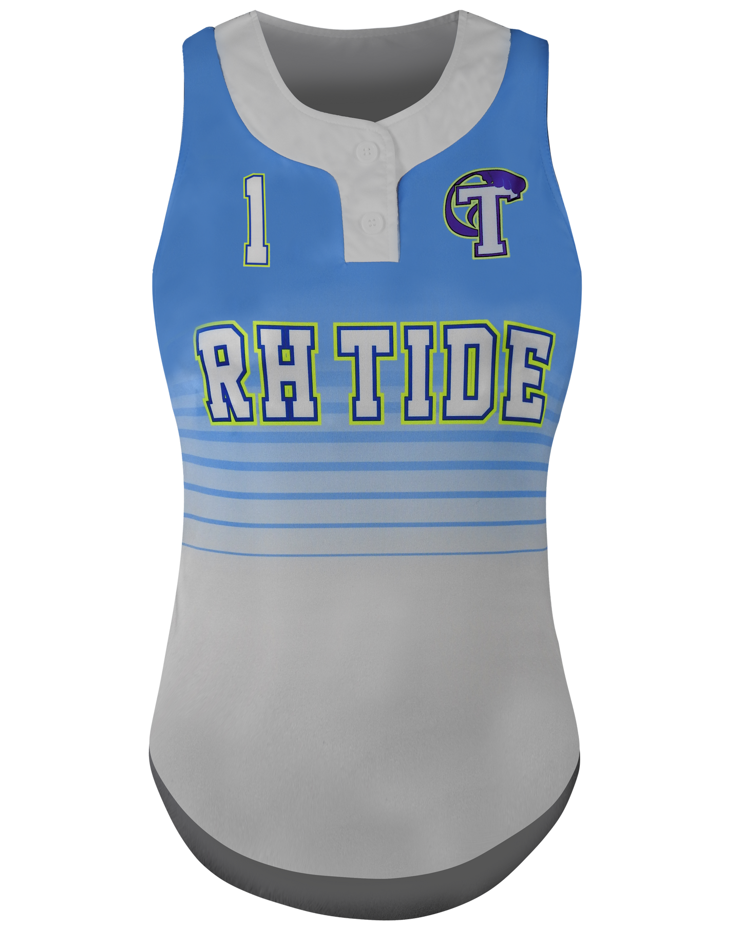 Racerback 2-Button Softball Jersey