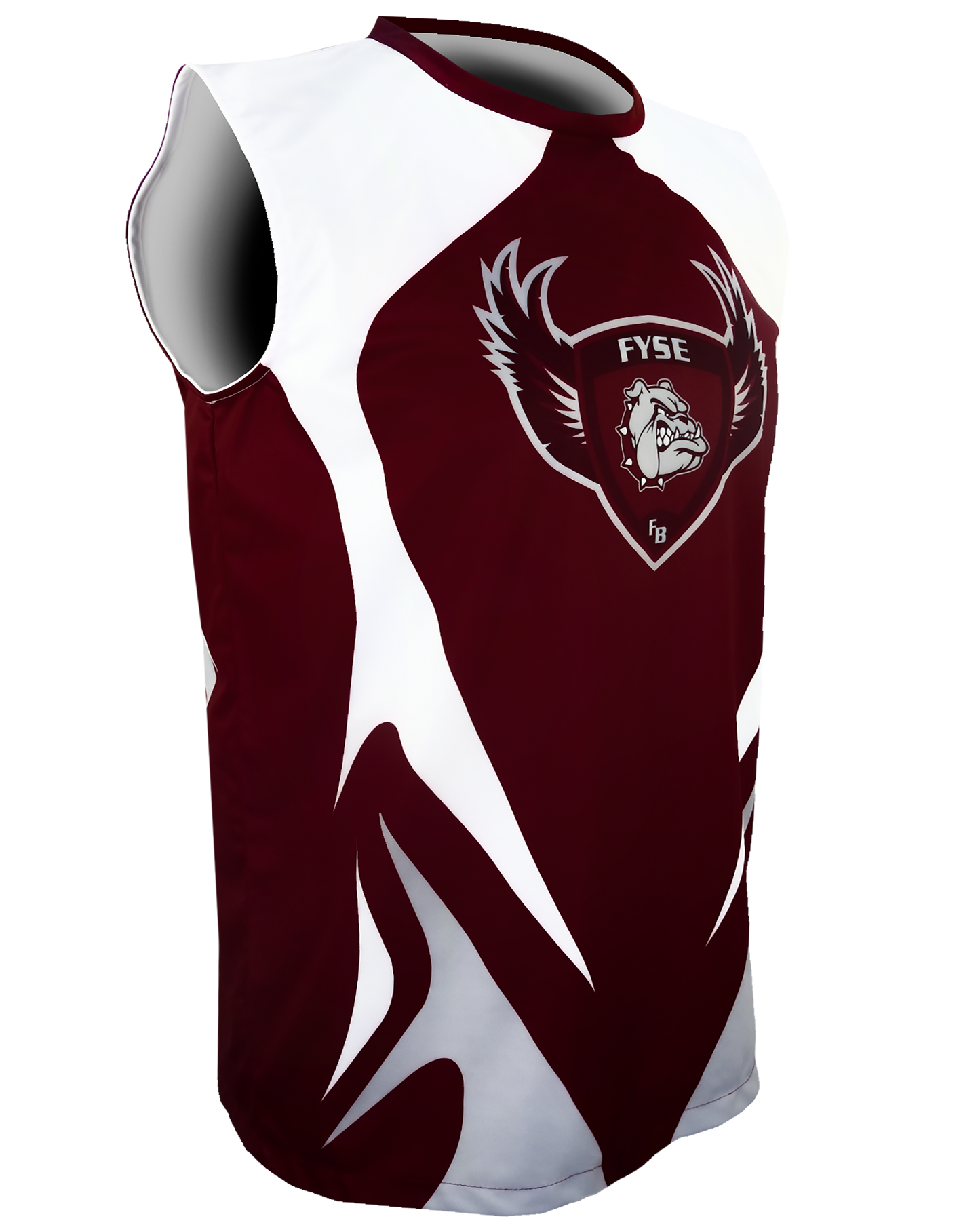 Sleeveless Crew Neck Softball Tee