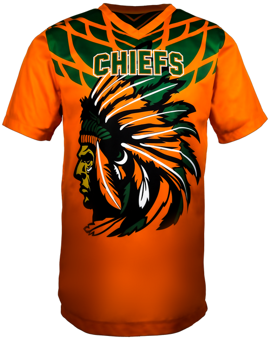 Short Sleeve V Neck Softball Tee
