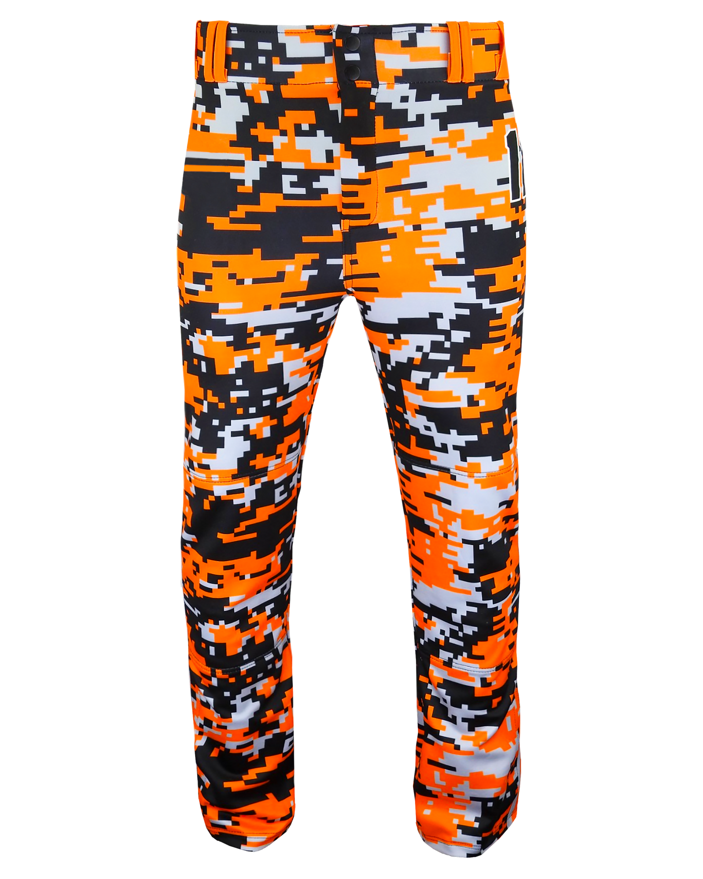 Full Sublimation Tapered Open-Bottom Baseball Pants w/ Braiding