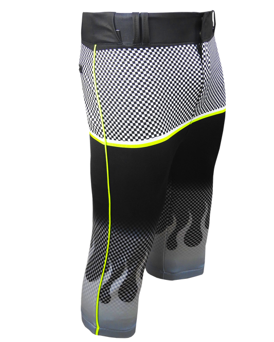 Full Sublimation Tapered Knicker Baseball Pants w/ Piping