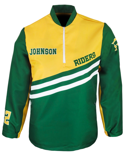 Long Sleeve 1/4 Zip Cage Jacket with Pockets