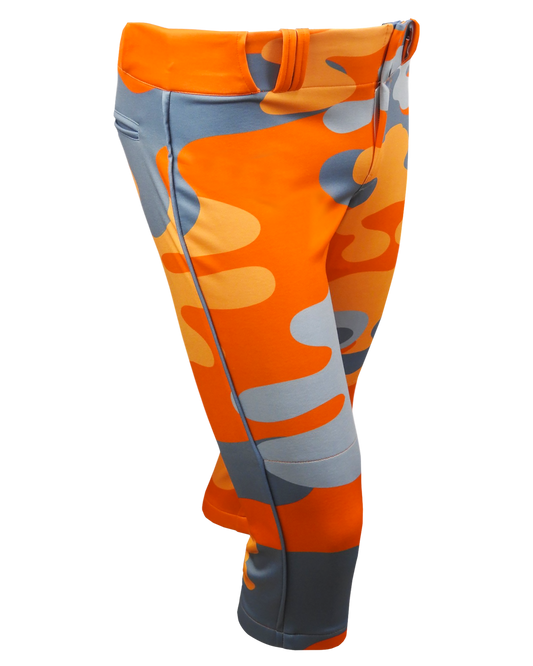 Full Sublimation Tapered Knicker Softball Pants w/ Piping
