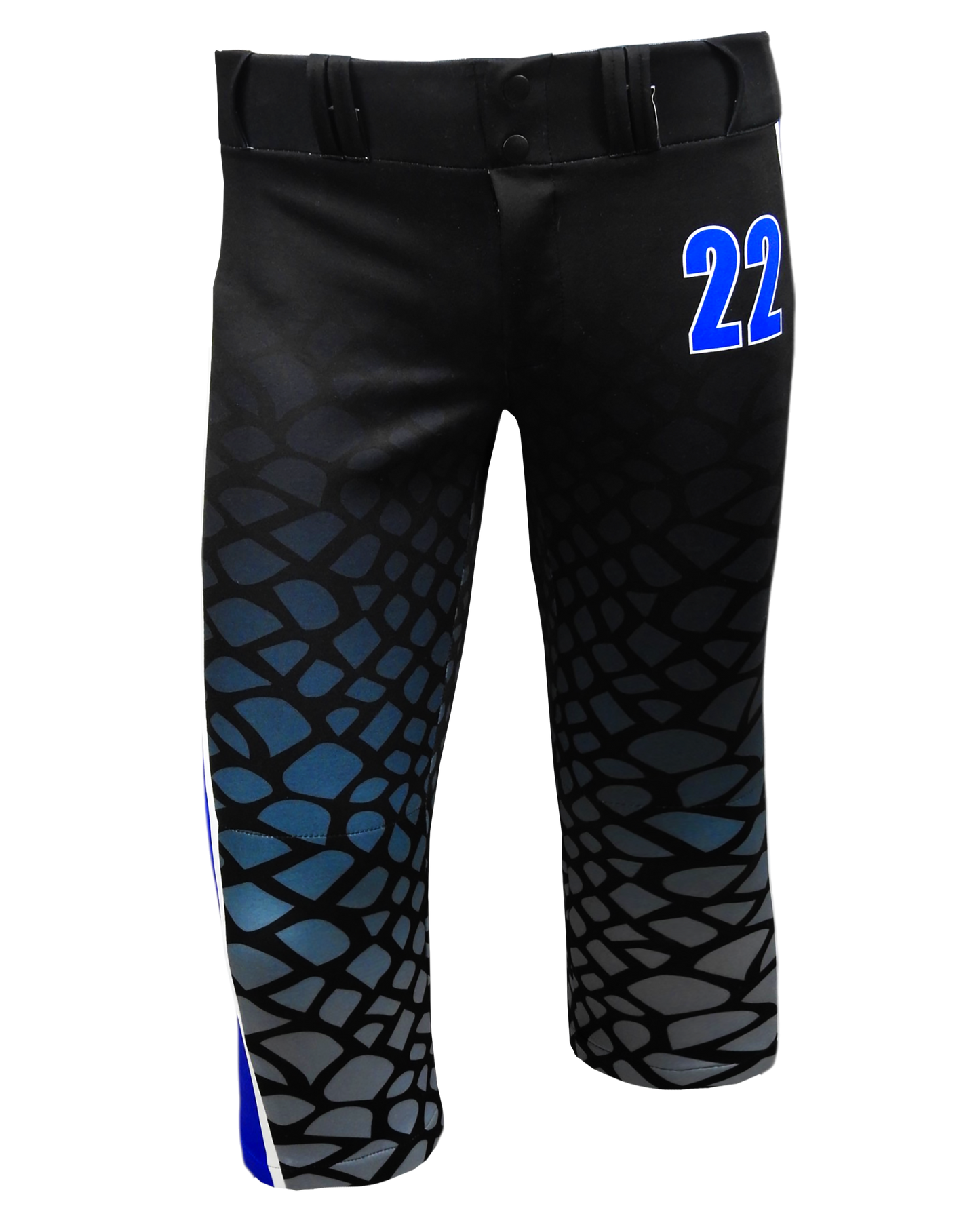 Full Sublimation Tapered Knicker Softball Pants w/ Sublimated Side Panels