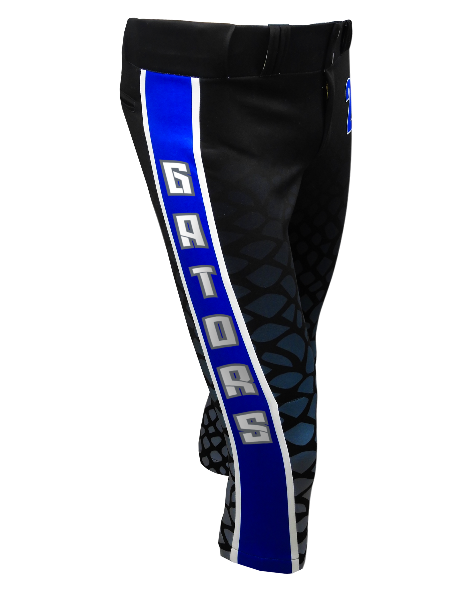 Full Sublimation Tapered Knicker Softball Pants w/ Sublimated Side Panels