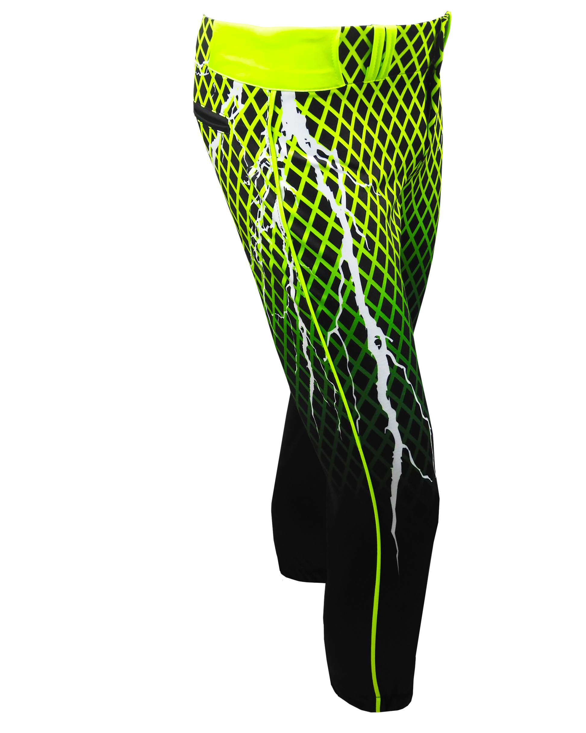 Full Sublimation Tapered Lowrise Softball Pants w/ Piping