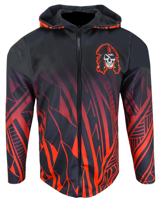 Sublimation Hooded Warm-Up Jacket