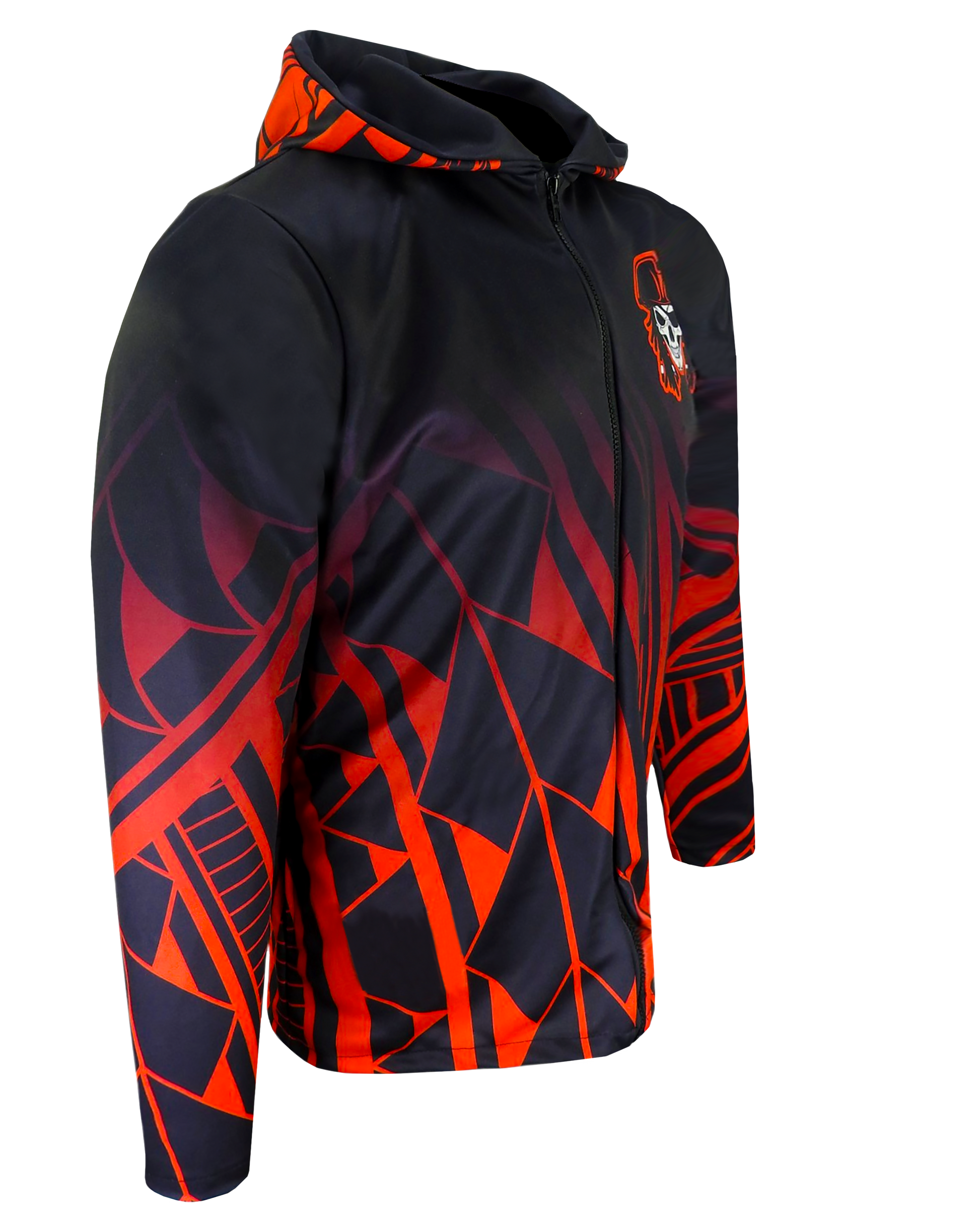 Sublimation Hooded Warm-Up Jacket