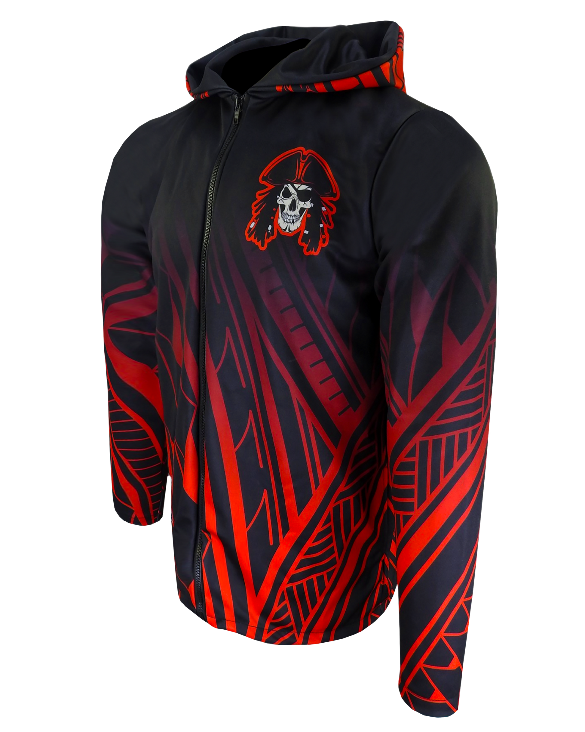 Sublimation Hooded Warm-Up Jacket