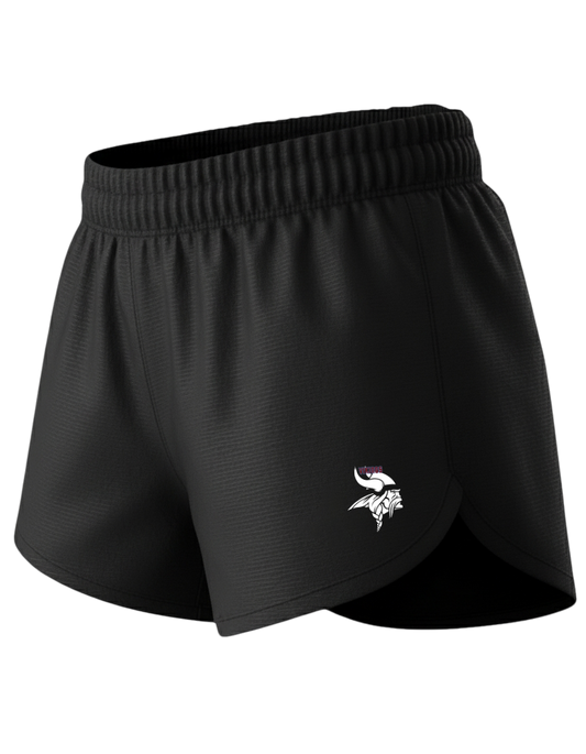 Dyed Split Track Shorts with Liner