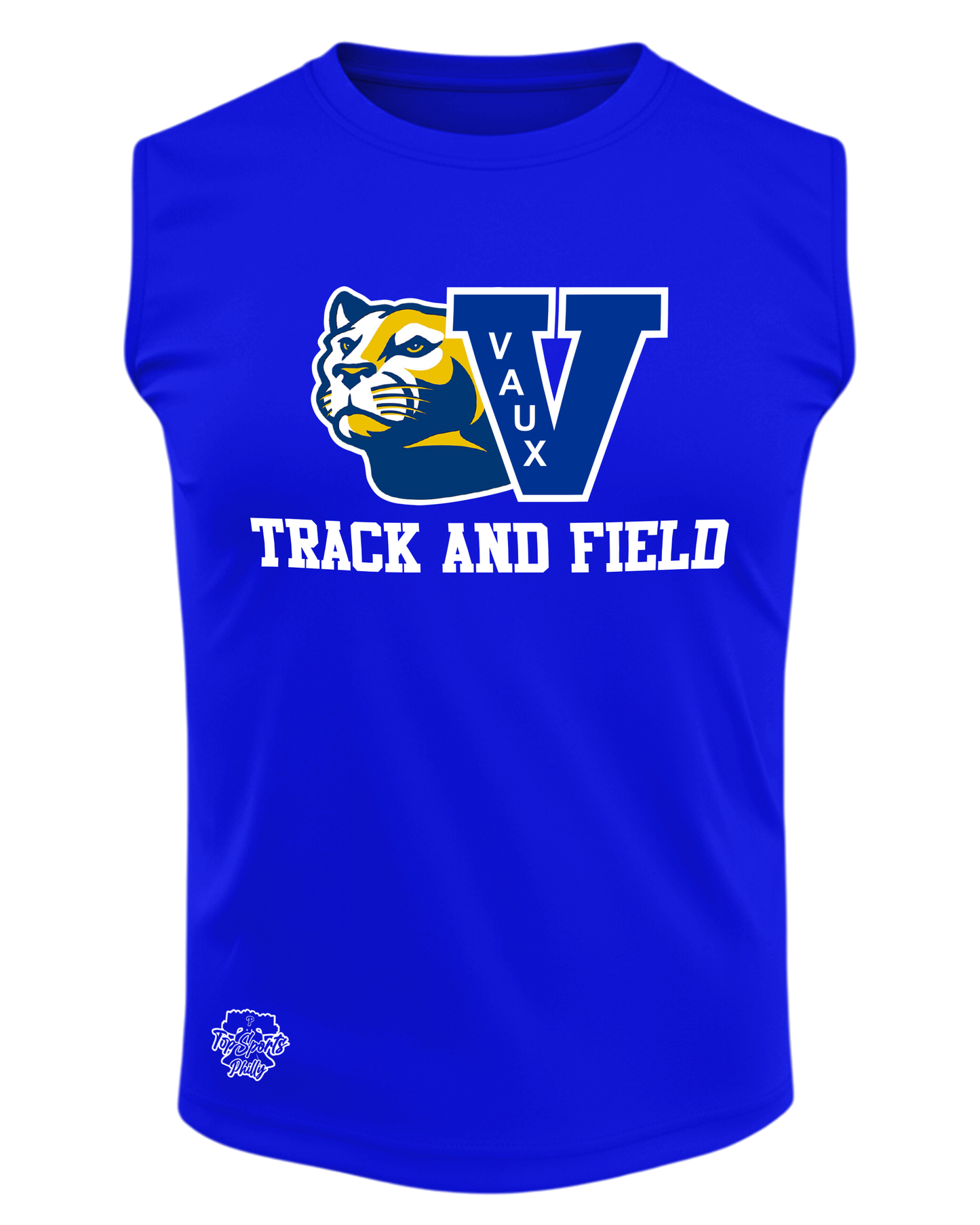 Dyed Sleeveless Crew Neck Volleyball Tee