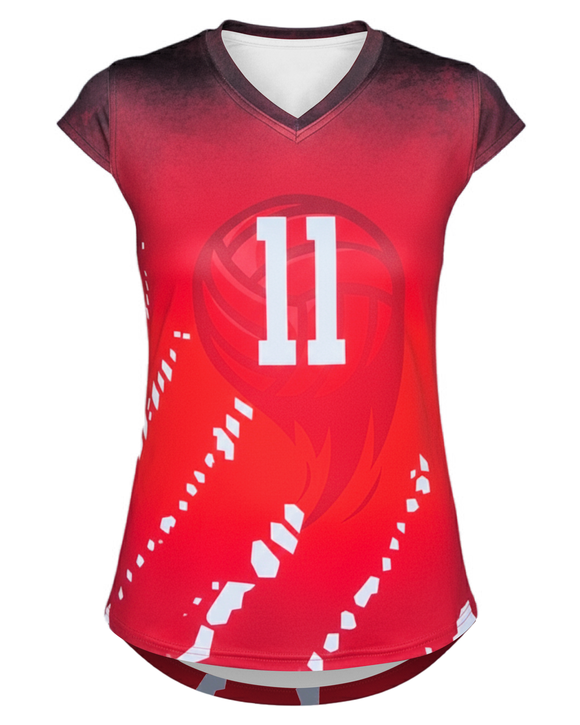 Cap-Sleeve Stretch Volleyball Jersey